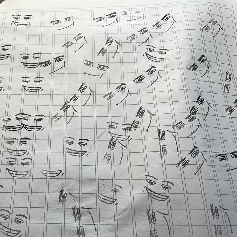 Game Characters Funny Expressions Stamp