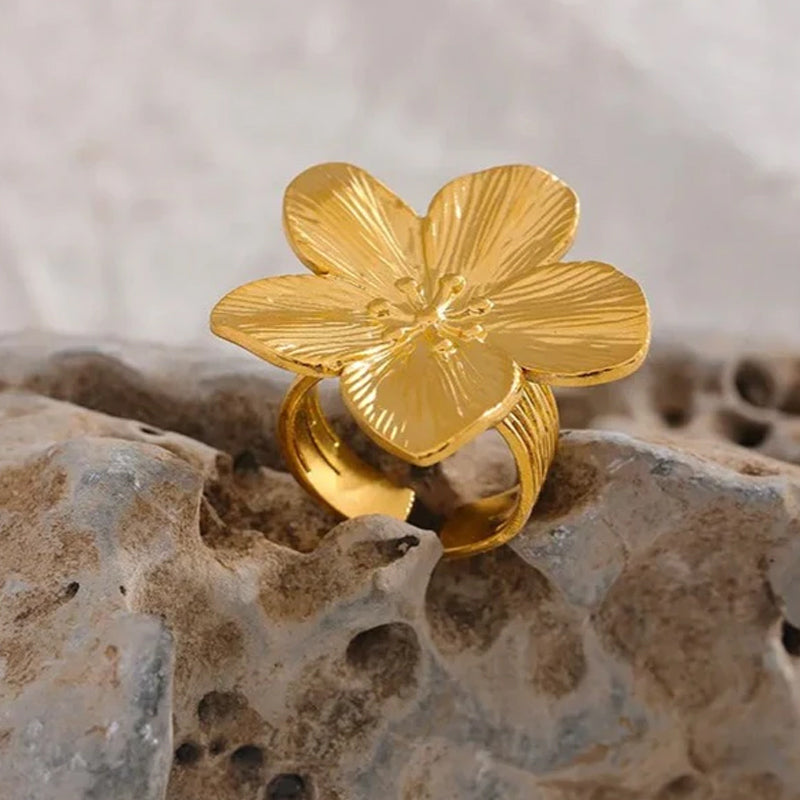 Gold Flower Jewellery