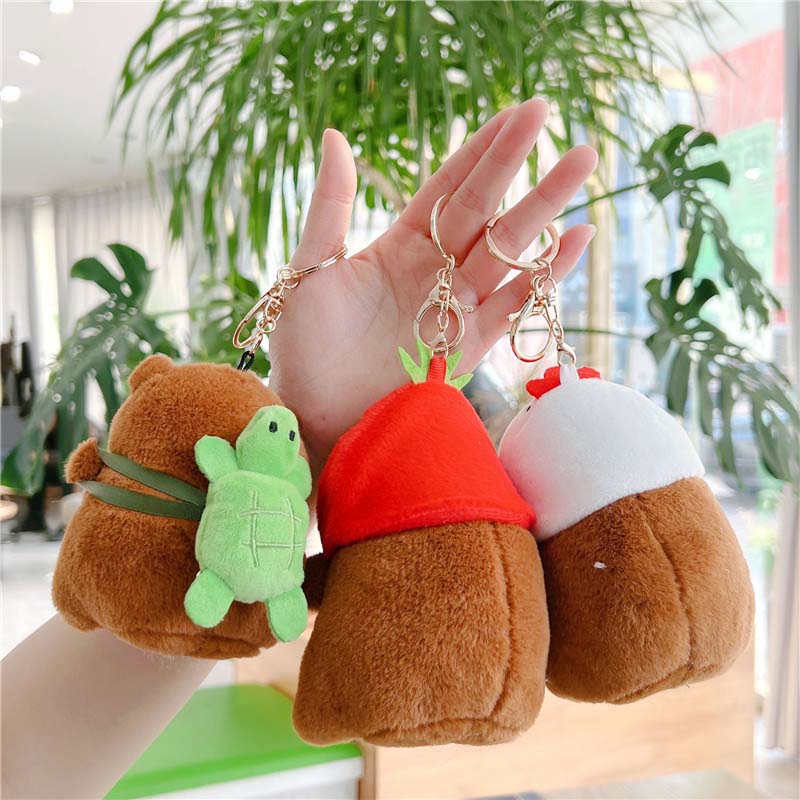 Capybara Keychain Key-ring Bag