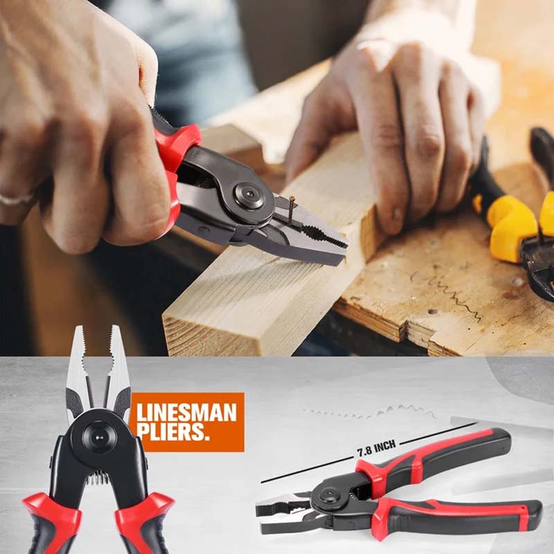 5-in-1 Interchangeable Head Pliers Tool Set