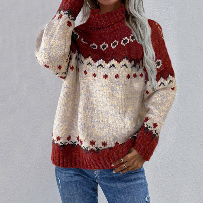 Christmas Jacquard Pullover Sweater