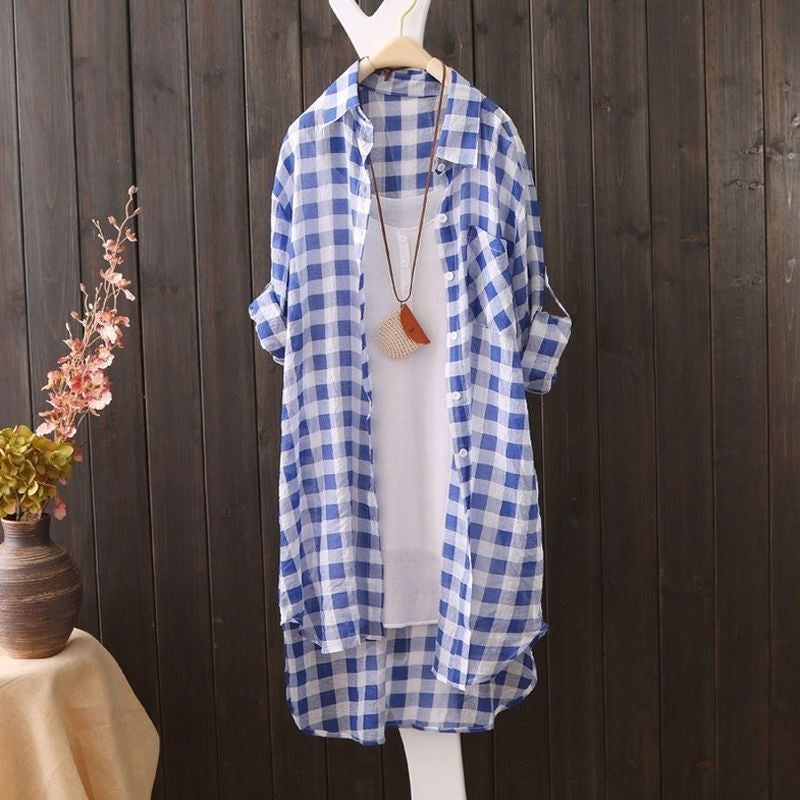 Plaid Sun Protection Shirt