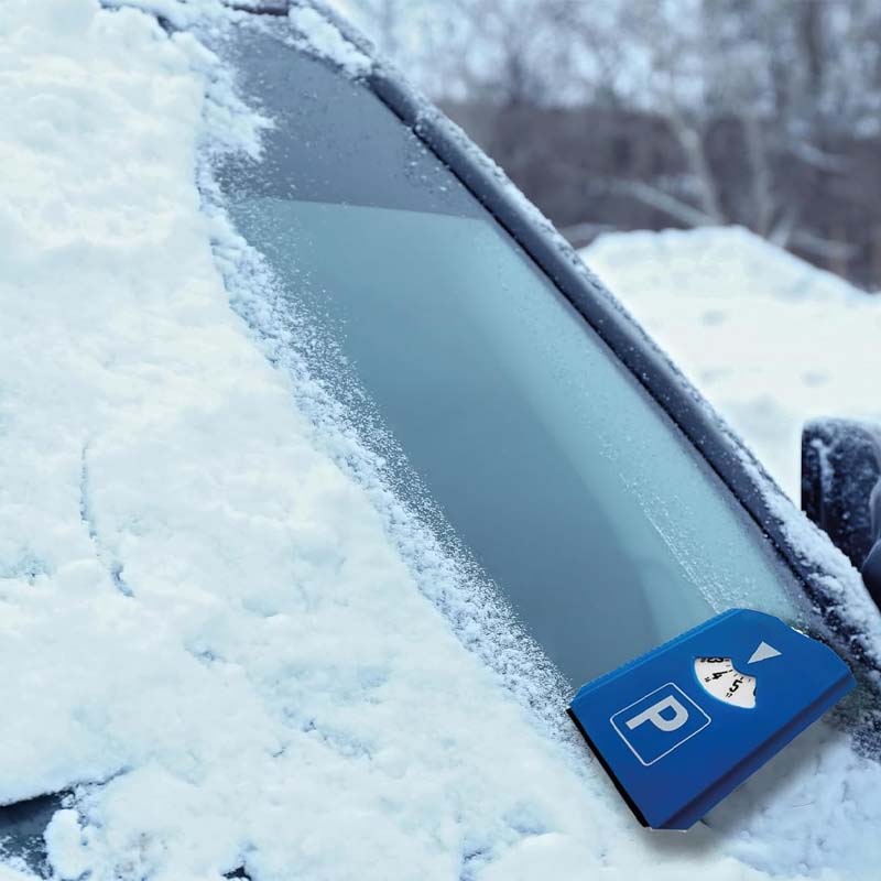 Parking Timer With Ice Scraper