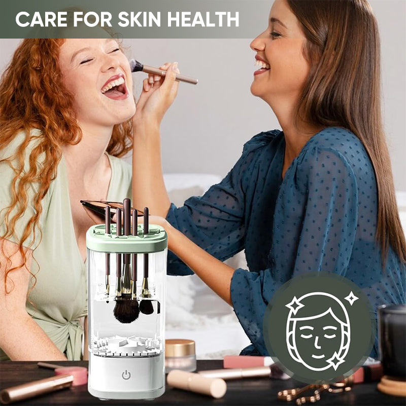 Fully automatic quick-drying makeup brush cleaning machine