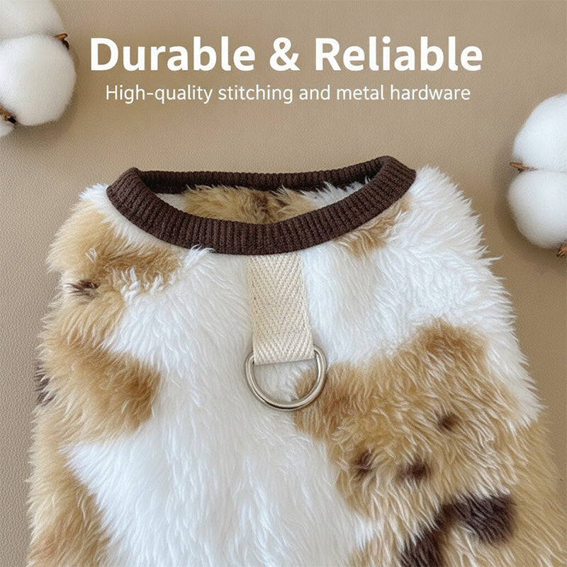 Pet Plush Pull-Tab Vest