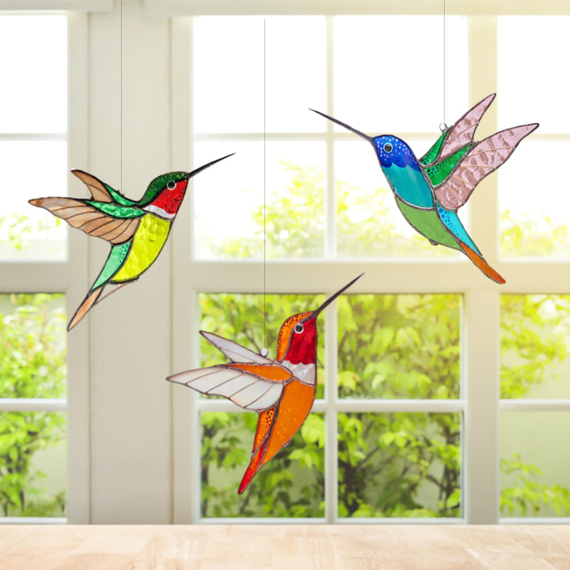 Hummingbird Suncatcher Window