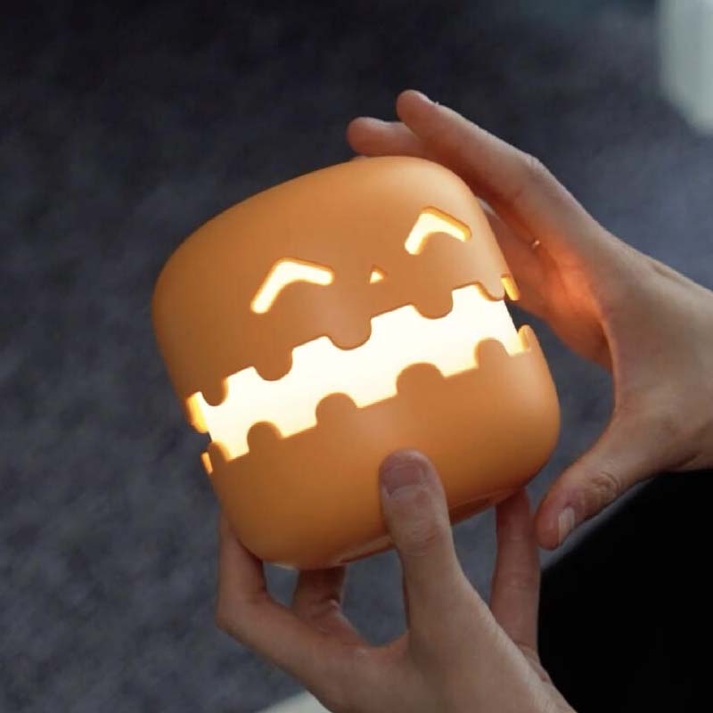 Halloween Creative Pumpkin Dimming Timer Night Light