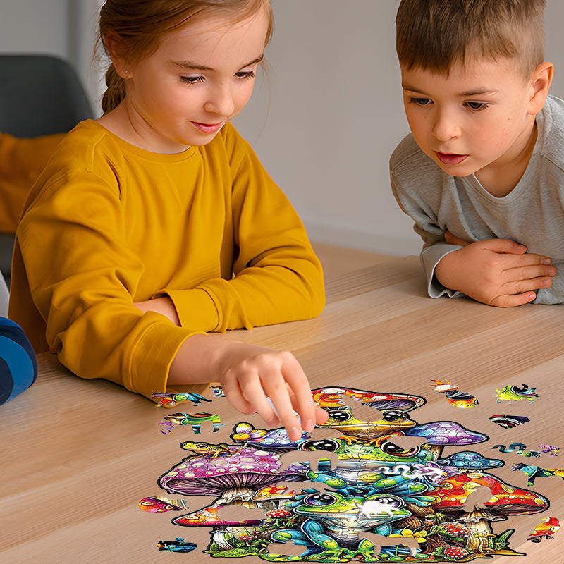 Laser Cut Wooden Puzzles in Unique Shapes