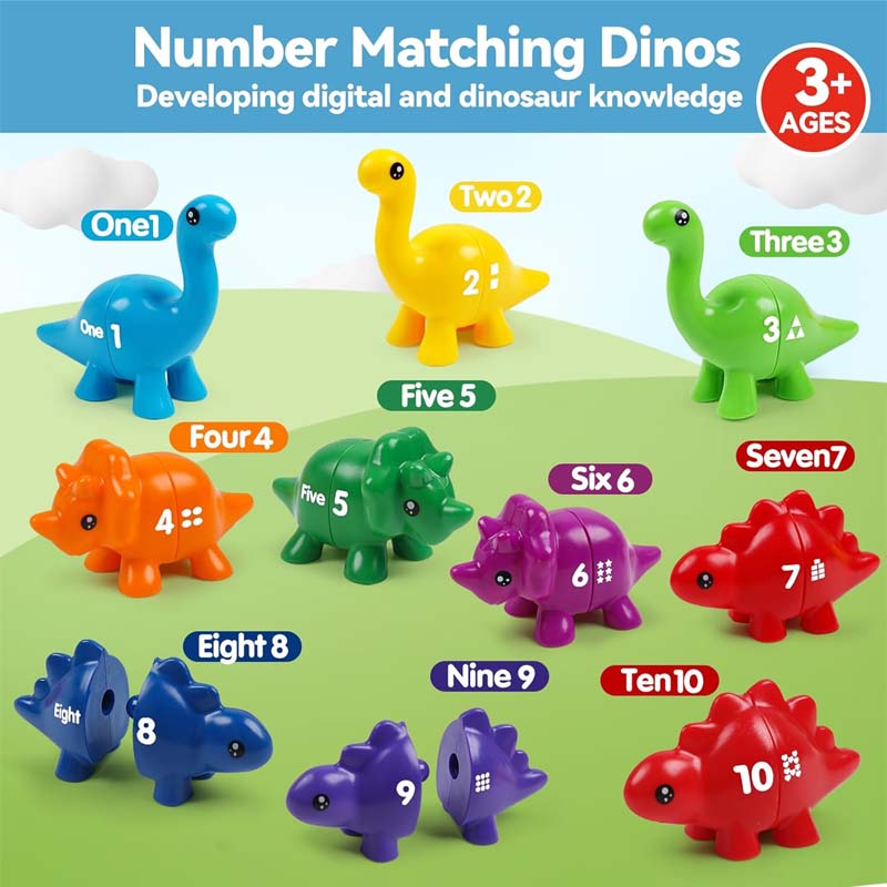 Dinosaur Number Matching Toy