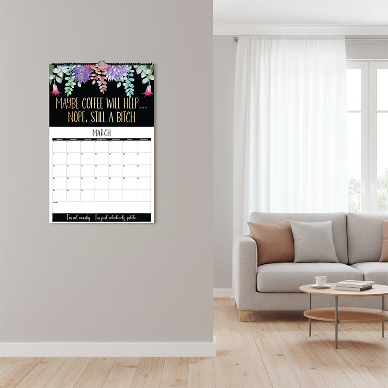 Here We F*cking Go Again: 2026 Swear Calendar for Tired-Ass Women