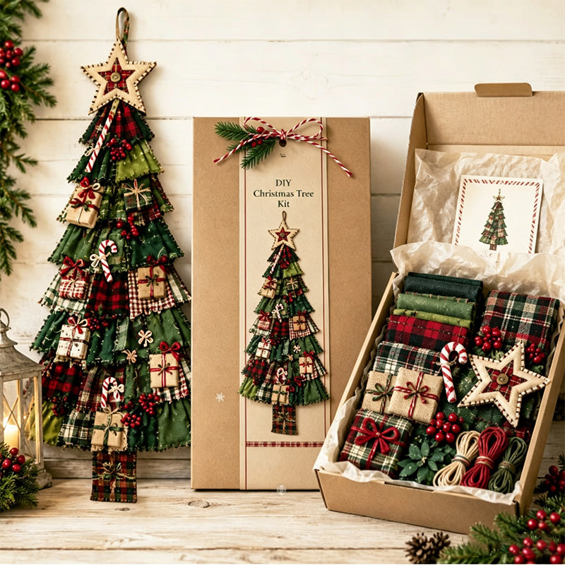 DIY Christmas Tree Door Hanging Kit