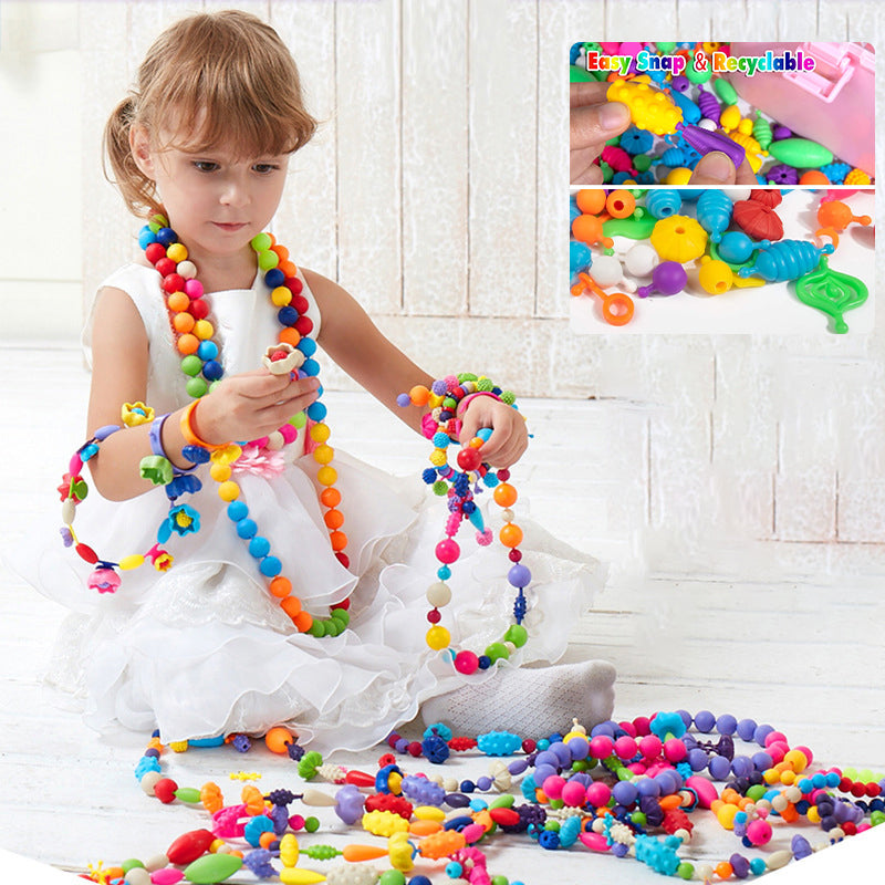 Kids DIY Jewelry Making Beads Kit