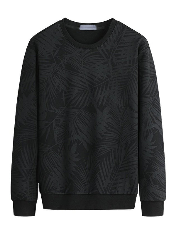 Botanical Shadow Loose Pullover Top
