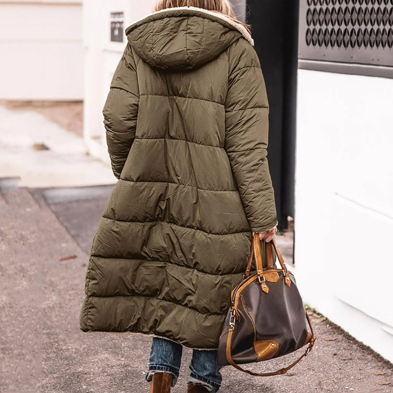 Reversible Hooded Cotton Jacket