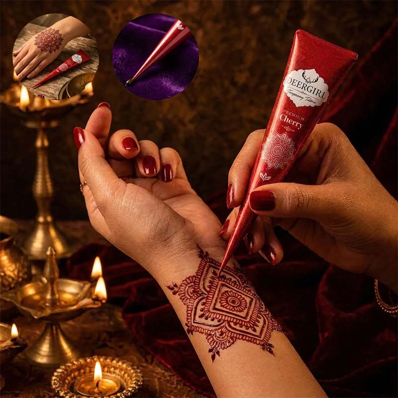 Temporary tattoo hand-painting paste