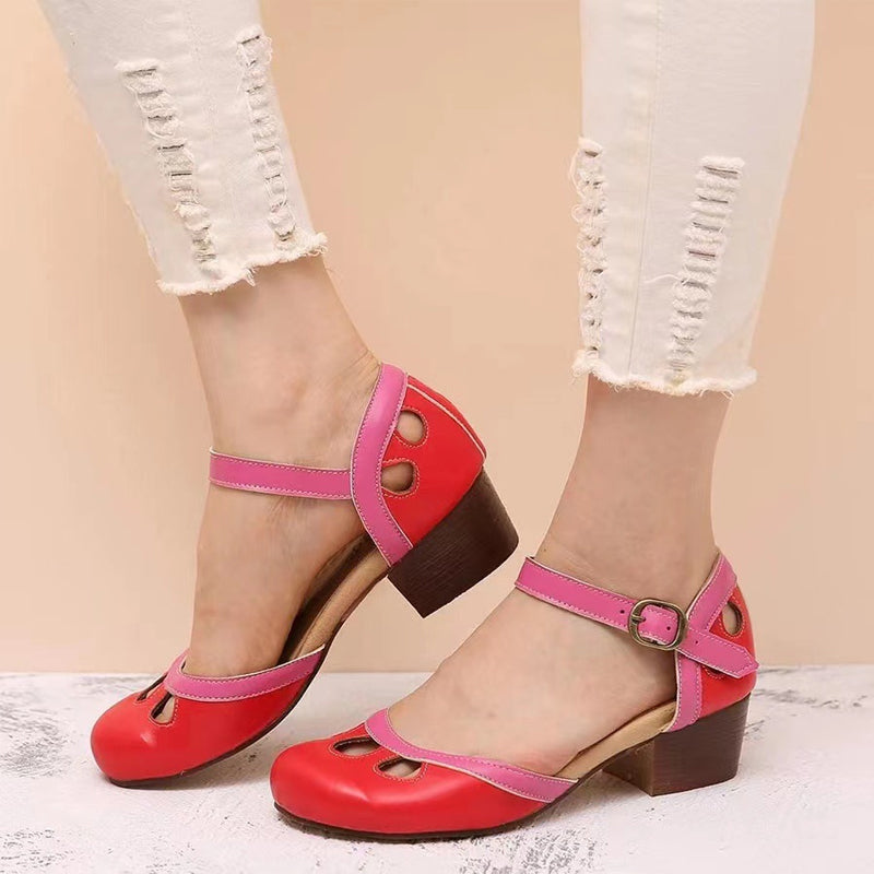 Color Block Ladies Shoes