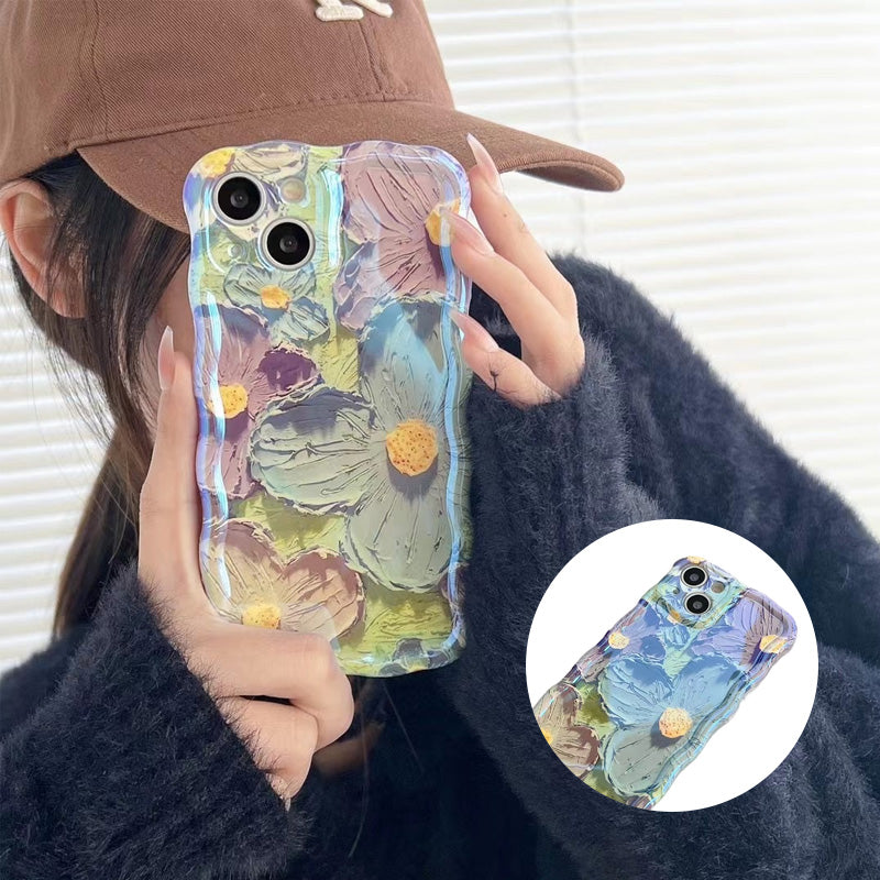 Colorful Oil Painting Exquisite Phone Case for iPhone