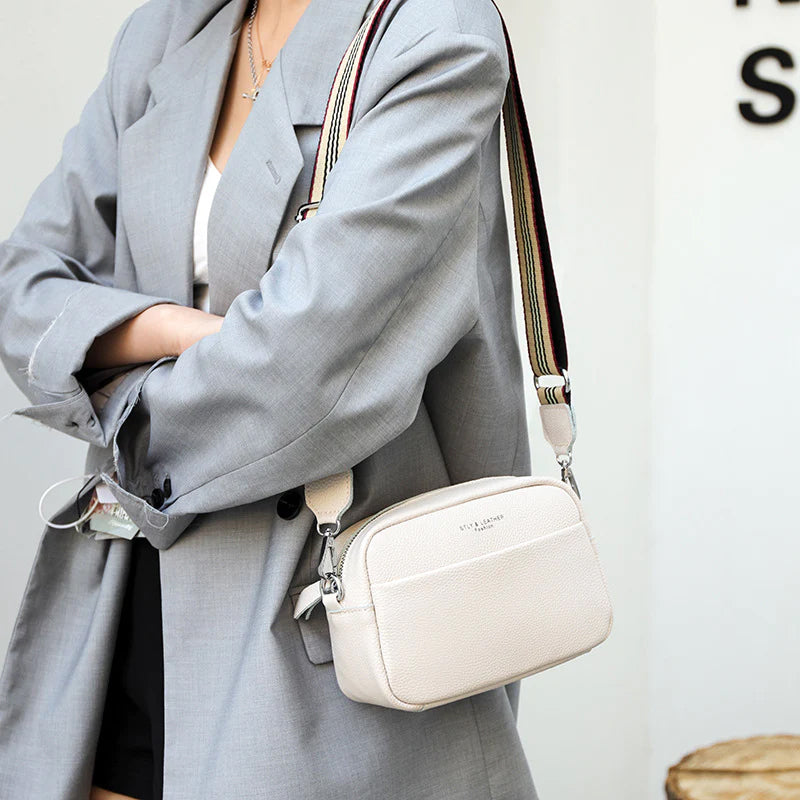 Wide Strap Crossbody Bag