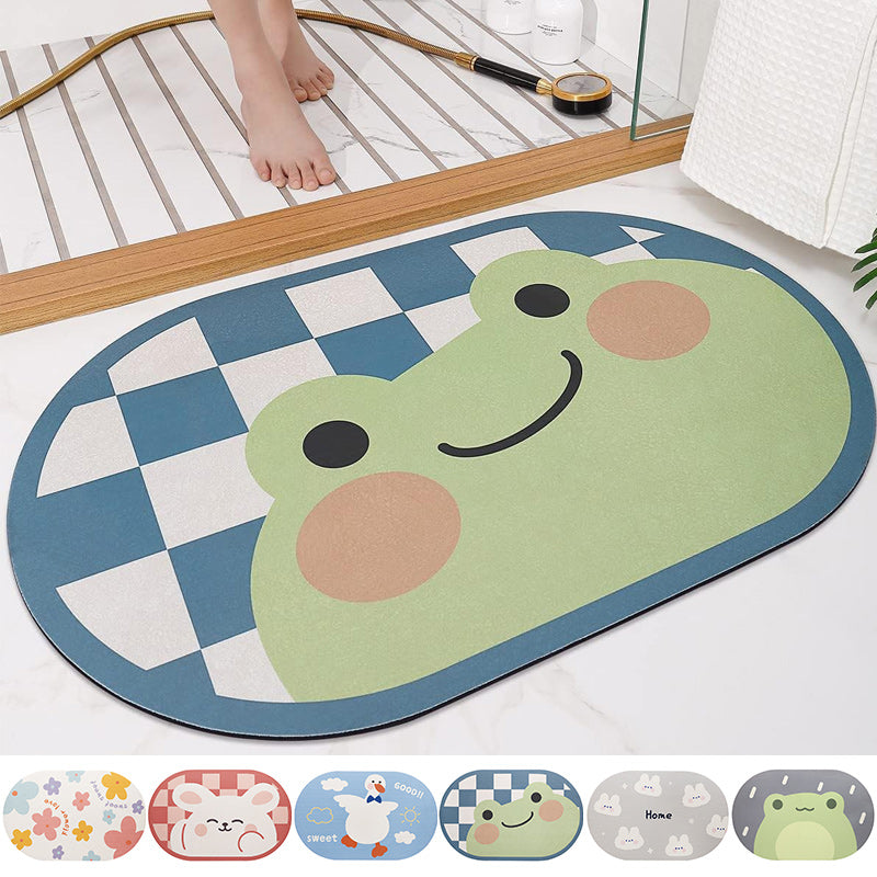 Microfiber non-slip cartoon floor mat