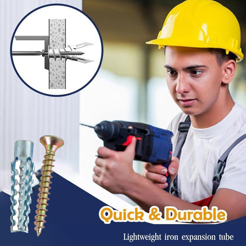 Upgraded Serrated Iron Expansion Screw