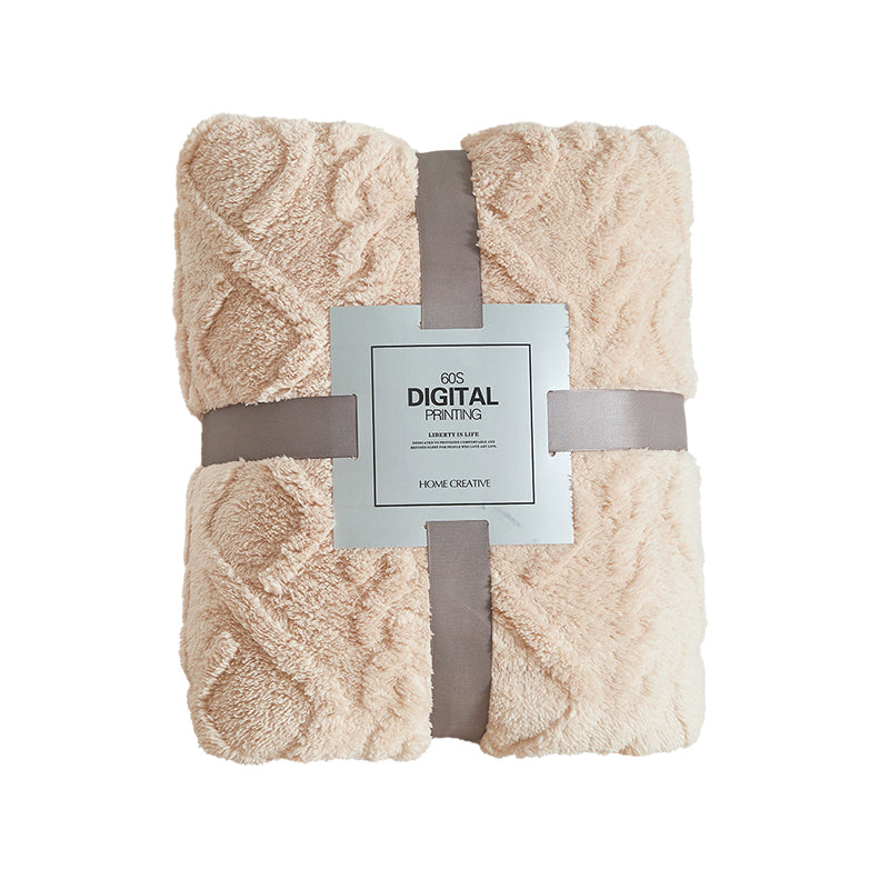 Luxury Double-Sided Coral Fleece Blanket