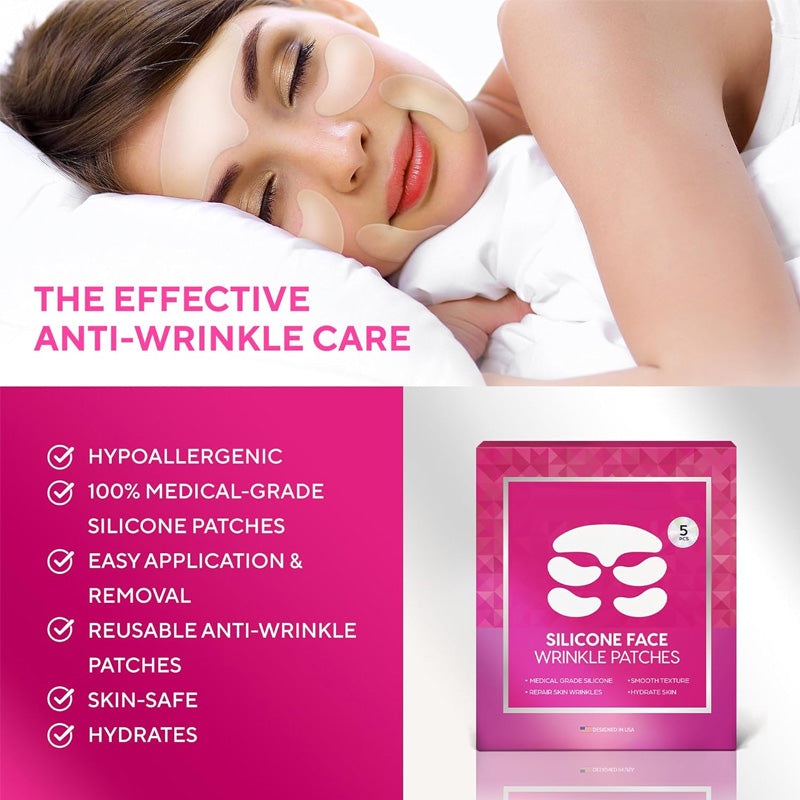 Silicone Face and Forehead Wrinkle Patches