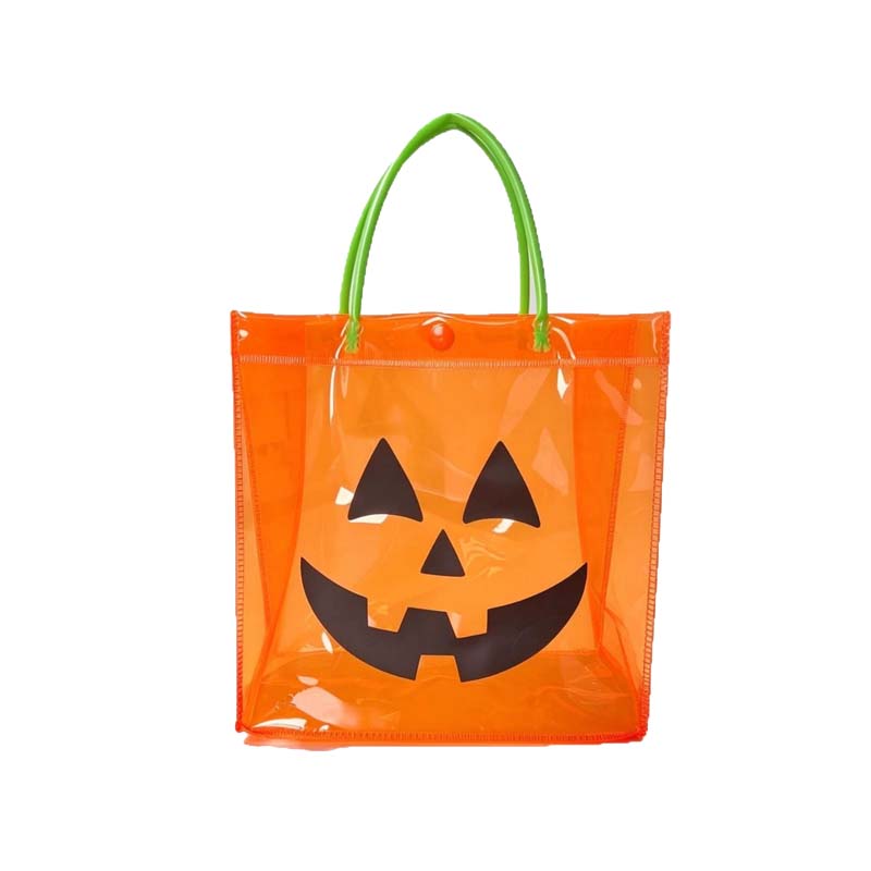 PVC Pumpkin Handle Bag