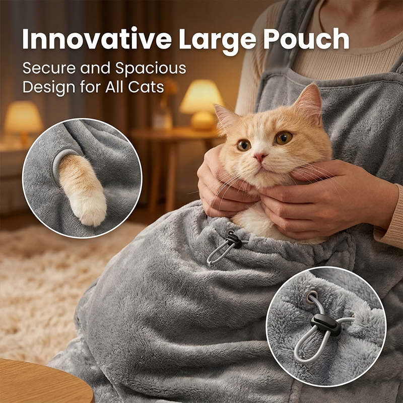 Cat-petting apron