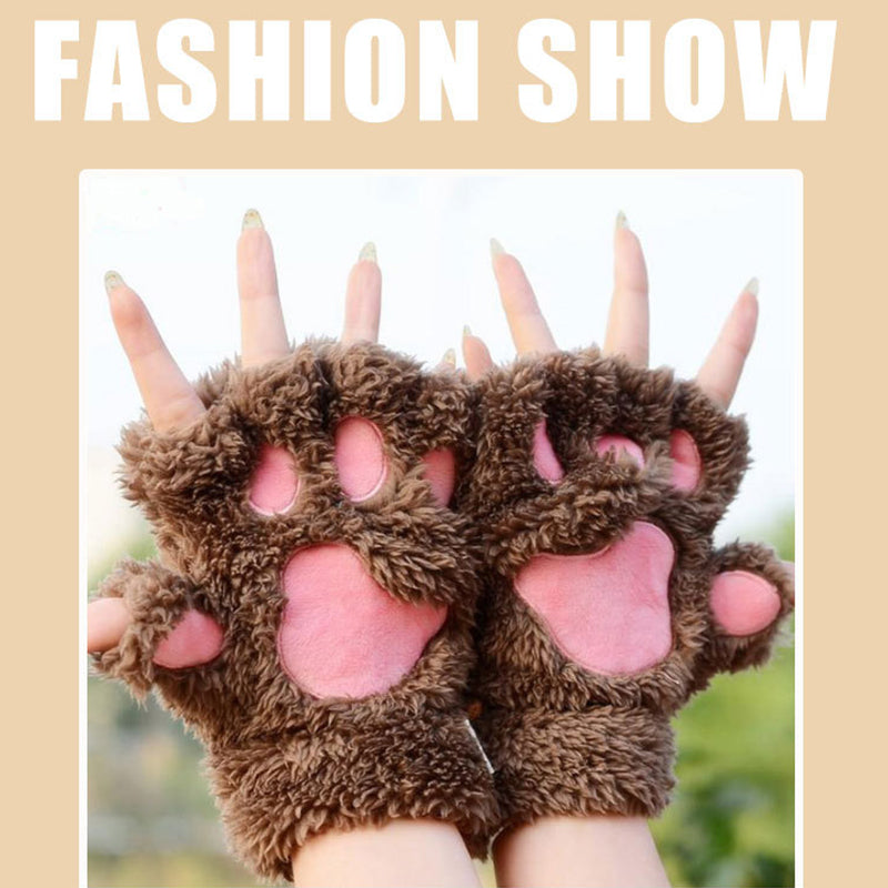 Half Finger Cat Claw Gloves