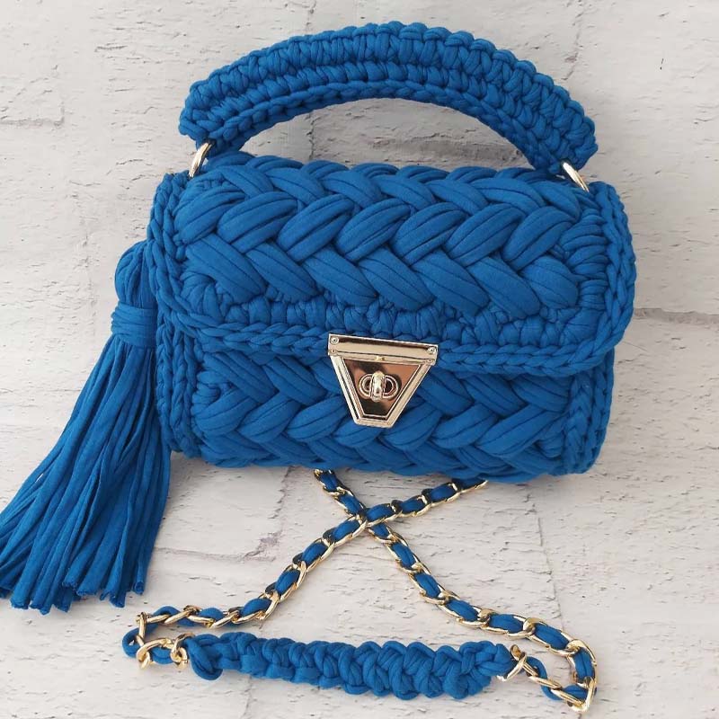 Ethnic Style Knitting Bag