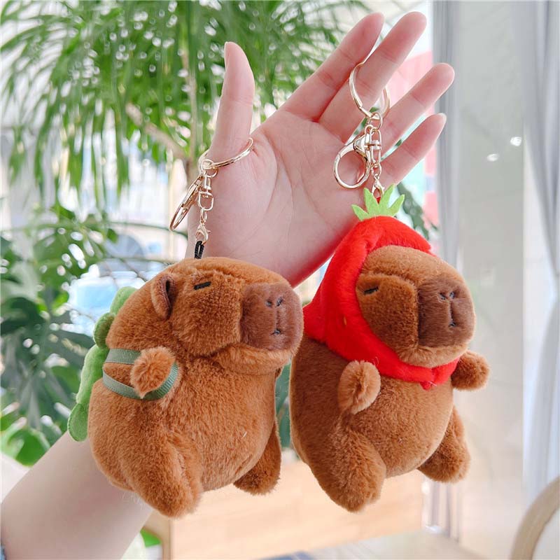 Capybara Keychain Key-ring Bag