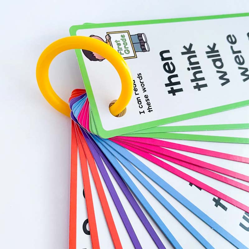 High-Frequency Word Learning Cards 16 PCS