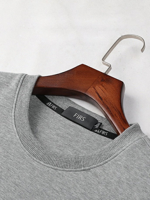 Gray Casual Long Sleeve Top