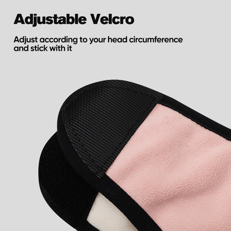 Plush noise-canceling earmuffs