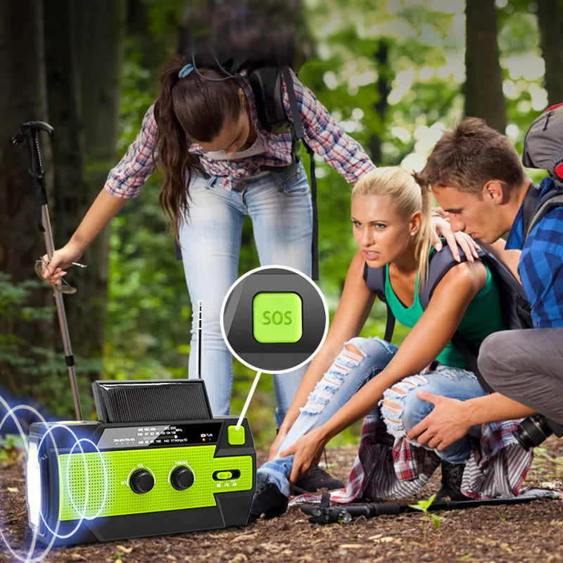 All-in-One Emergency Solar Powered Radio