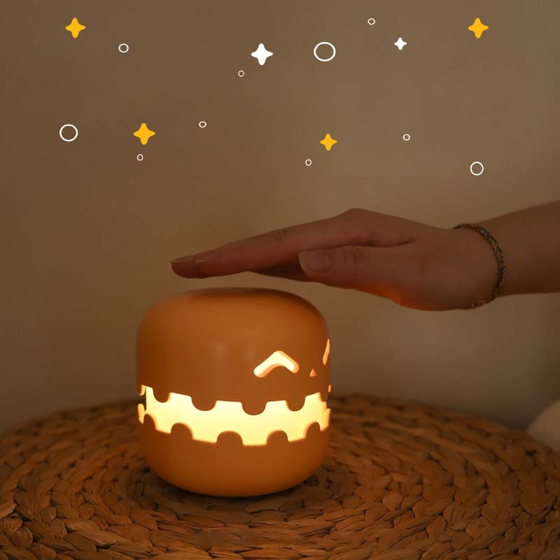 Halloween Creative Pumpkin Dimming Timer Night Light