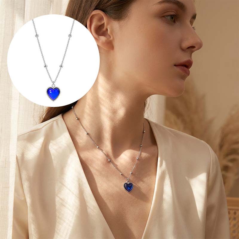 Temperature-Sensitive Color-Changing Love Necklace