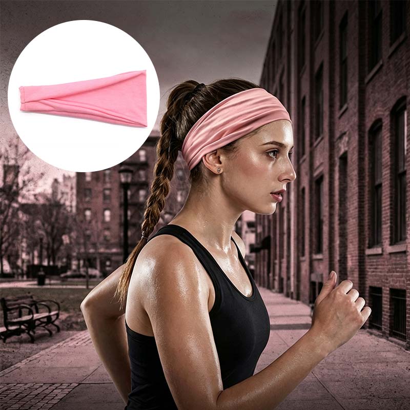 Sweat-Wicking Headband for Fitness & Yoga
