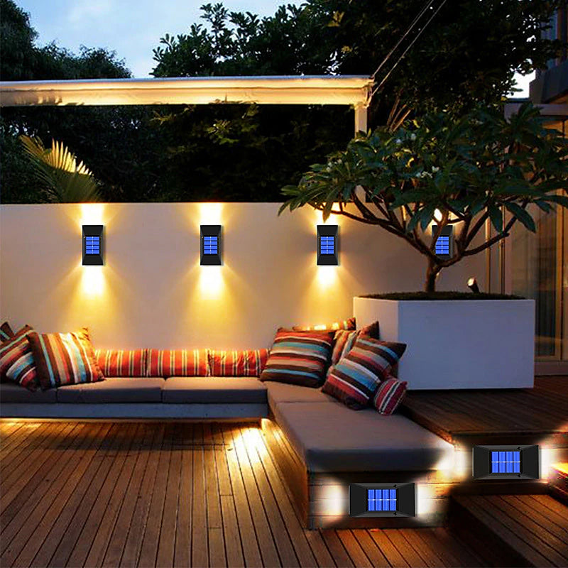 Outdoor Garden Decoration Fence Light（2 pcs）