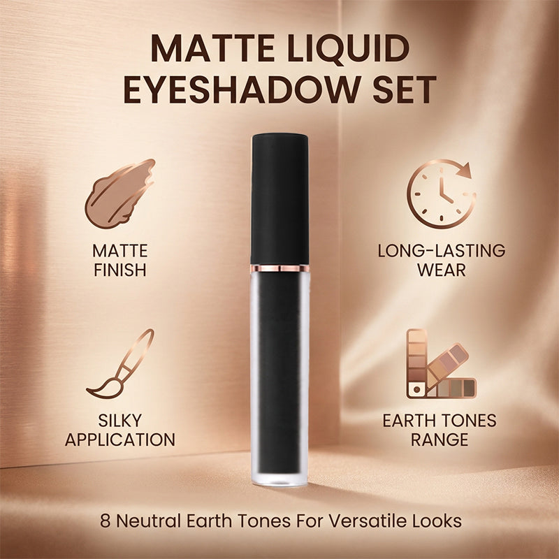 8 Colors Liquid Matte Eyeshadow Kit