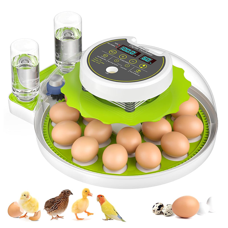 18-Piece Fully Automatic Egg Incubator