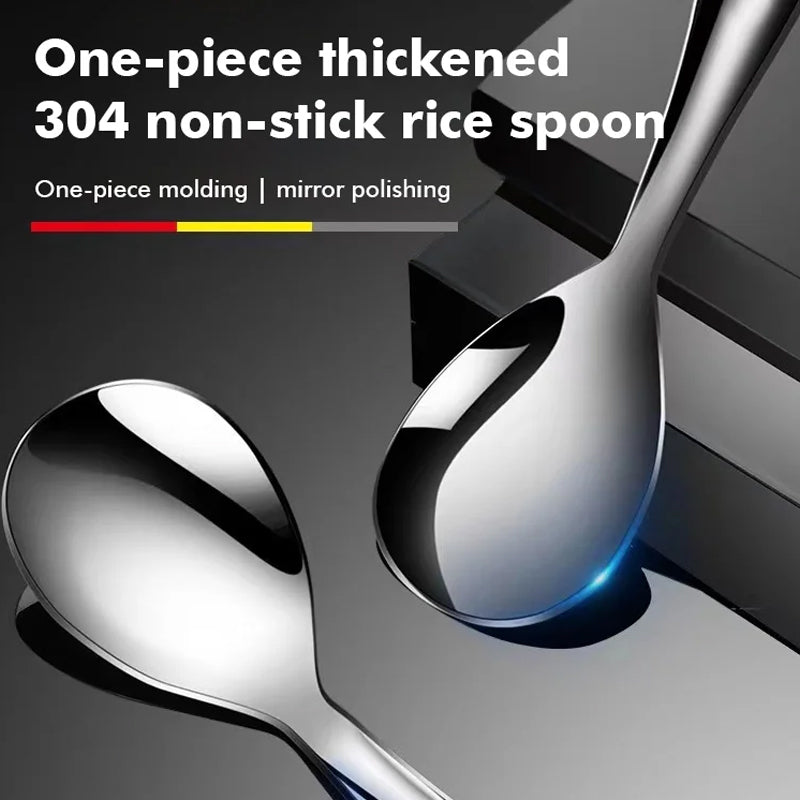 Thickened stainless steel non-stick rice spoon