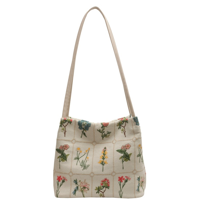 Embroidered Trend Tote Bag