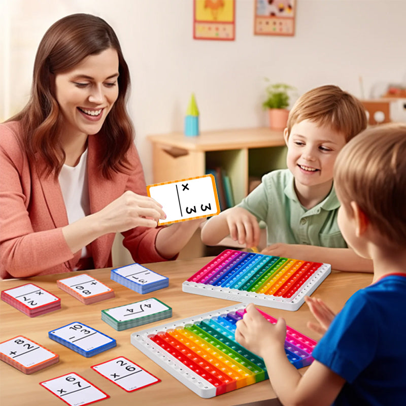 Math Flash Cards and Pop Fidget Chart