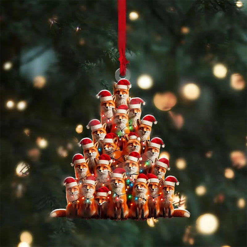 Stacking Animal Christmas Ornaments