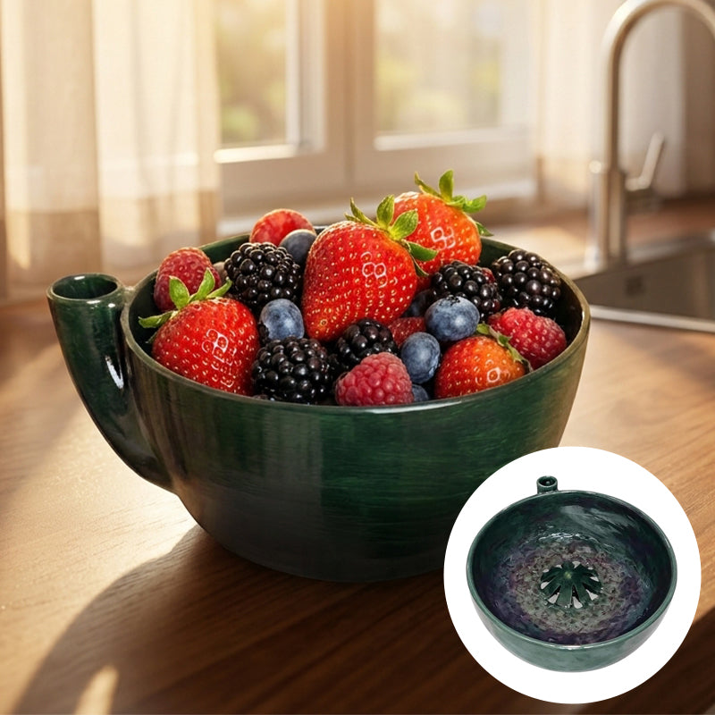 Berry Swirl Self-Cleaning Berry Wash Bowl