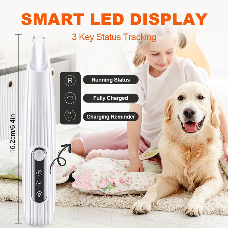 Pet Hair Trimmer With Led Light