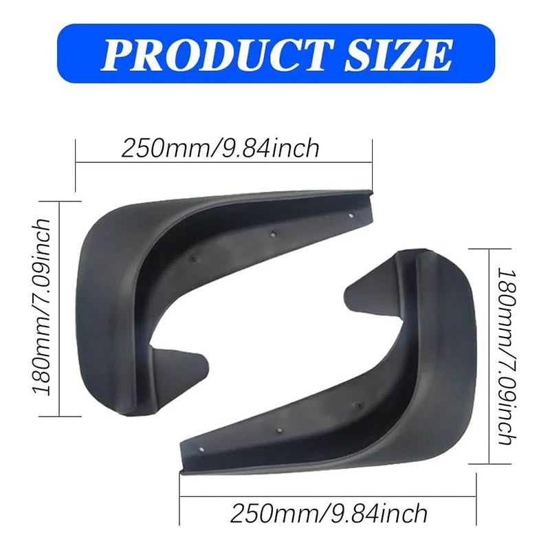 Automotive No-Drill Universal Tire Mud Flaps