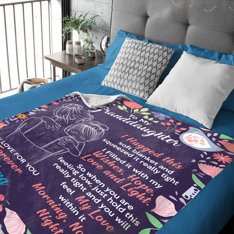 Granddaughter's Gift-Sweet Words Blanket
