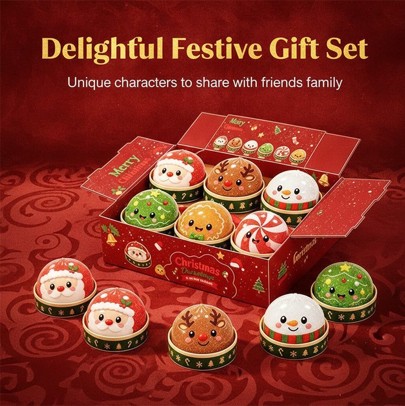 Christmas Baozi Glitter Jelly Stress Relief Squishy Toy